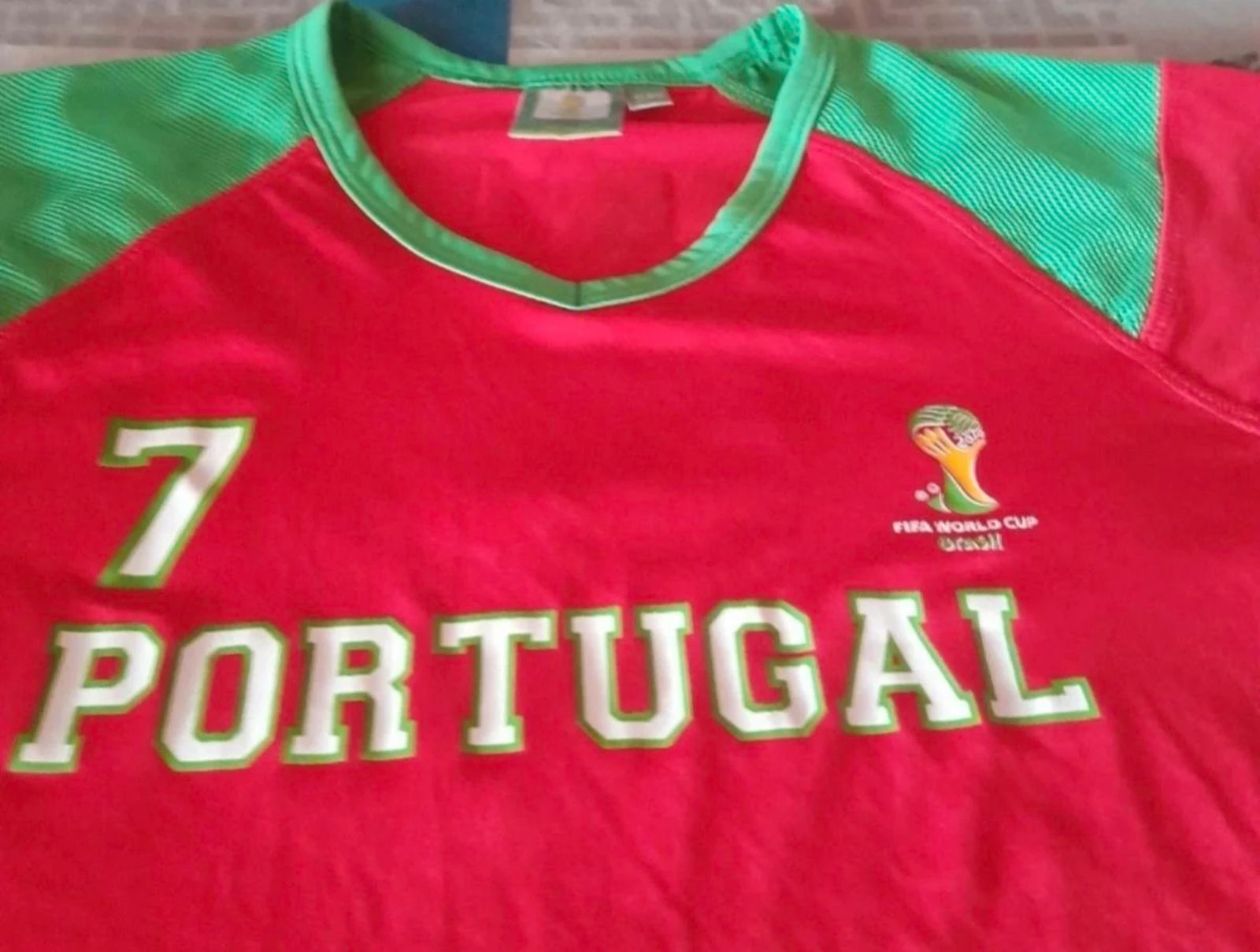 Conjunto de futebol da seleção de Portugal copa do mundo Brasil 2014 – photo 10